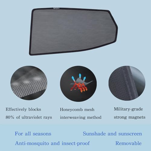 Car Magnetic Sun Protection Curtain 5PCS Suitable - Image 5