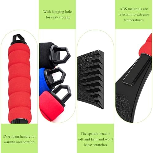 Ice Scraper for Car Windshield, Scratch-Free Auto Window Snow Scraper - Image 3
