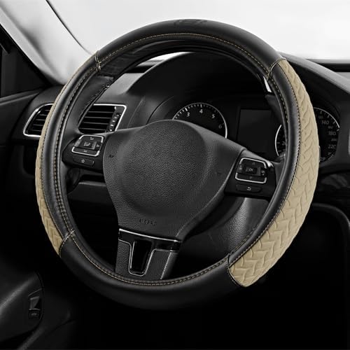 Skechers Steering Wheel Cover, Max Cushioning Leather Steering Wheel Cover by Unknown