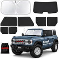 9PCS Window Shades for Ford Bronco Sport 2020-2025, Full Set Windshield Side by Unknown