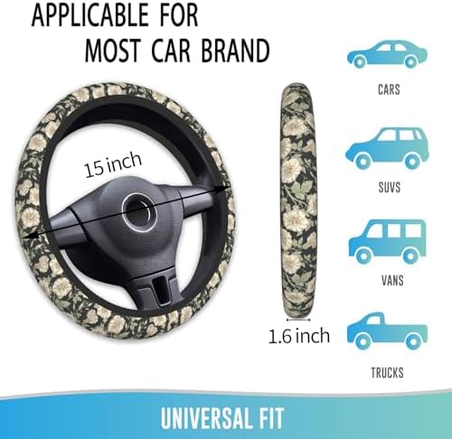 Steering Wheel Cover 15 Inch Breathable - Image 4