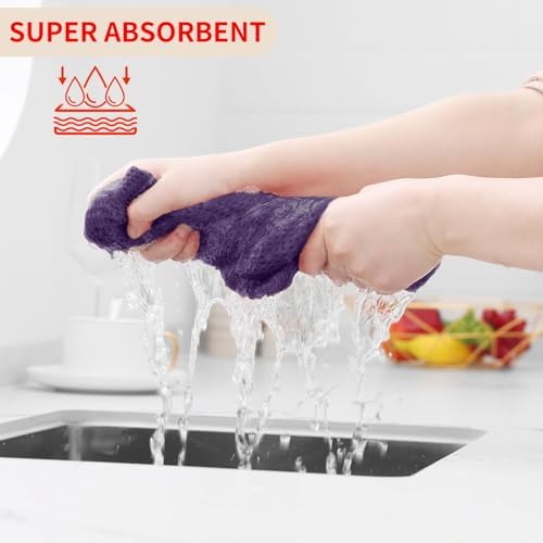 Homaxy 100% Cotton Waffle Weave Kitchen Dish Towels 18-Pack - Image 3