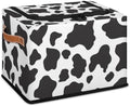 Cow Print Pattern Storage Bins by YLYNIU