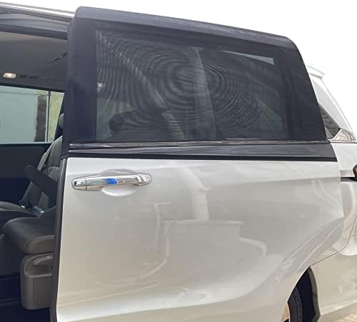 Car Window Screen for MPV & Minivan Sliding Door 2 Pack Shade for Camping by Soulian