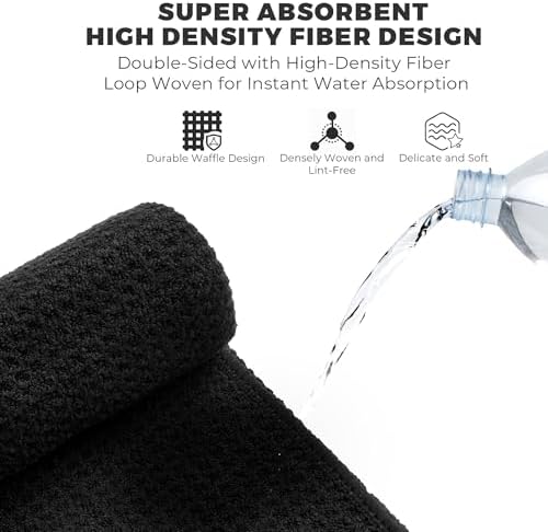 Mile High Life Microfiber Golf Towel 6 Pack Waffle - Image 3