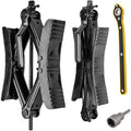 RV Wheel Chock Stabilizer 2 Sets, X-Shaped by Gickbusus