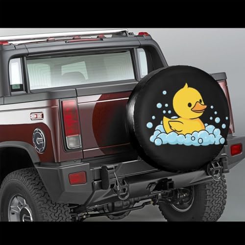 Funny Duck Bubbles Spare Tire Cover - Image 2