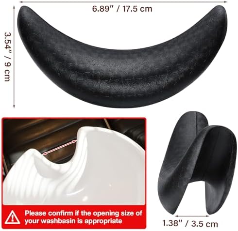 Shampoo Bowl Pillow Neck Rest for Salon Shampoo Sink, Salon Wash Bowl Neck - Image 5