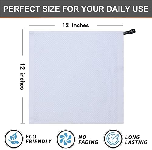 Kitinjoy 100% Cotton Waffle 6-Pack Kitchen Towels - Image 5