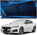 Magnelex Windshield Sun Shade for Acura TLX 2021-2026, Foldable Car Window by Magnelex