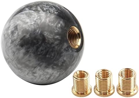 Round Ball Shift Knob Universal Marble Style Gear Shift Knob 5 6 Speed by YIUIY