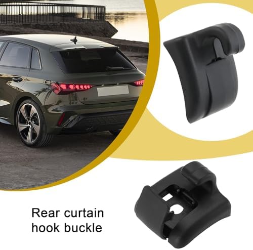 2PCS Rear Window Blind Clips Window Sunshade Curtain Clip Hook Bracket - Image 3