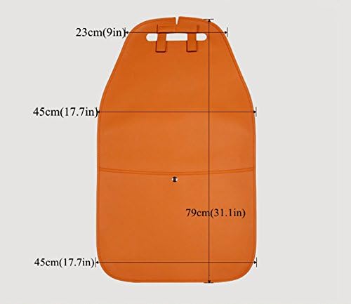HCMAX 2 Pack Kick Mat Car Seat Back Protector Waterproof Easy to Clean - Image 5