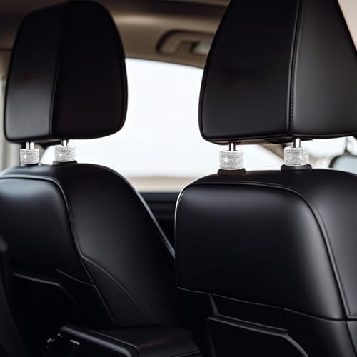 Rislobx 4PCS Magnetic Car Headrest Collars, Rhinestone Car Head Rest Collars - Image 6