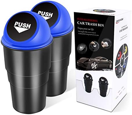 Cup Holder Trash Can, Leakproof Car Trash Can by YIOVVOM