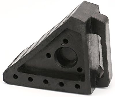 Fasmov 2 Pack Solid Rubber Heavy Duty Wheel Chock, Ergonomic Carry Handles - Image 3