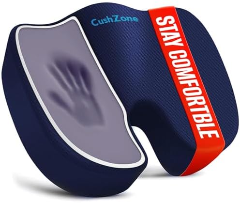 CushZone XL Memory Foam Seat Cushion by CushZone