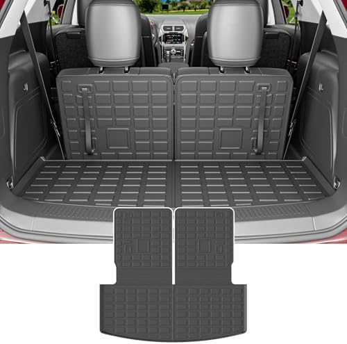 powoq 6&7 Seats Cargo Mat Trunk Mat Compatible by powoq