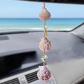 Sea Shells Car Decor, Coastal Hanging Charm by YTYAB