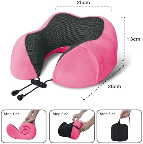 Travel Pillow, Memory Foam Neck Pillow - Image 5
