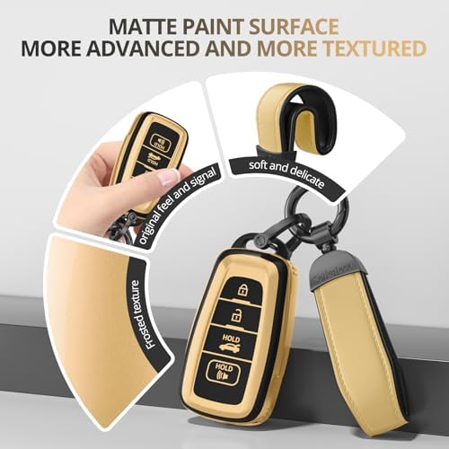 For Toyota Key Fob Cover Accessories- Matte TPU Key Fob Cover - Image 4