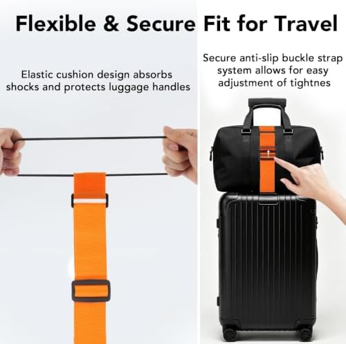 Luggage Connector Straps, Adjustable Elastic Durable Straps - Image 4