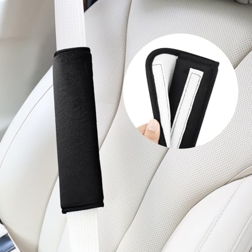 yuntop 2 PCS Car Seat Belt Pads Cover Soft Seat Belt Shoulder Pad Safety Belt - Image 4