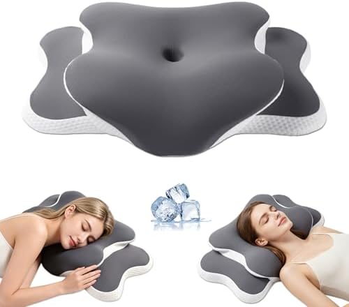 Ergo Pillow for Sleep Apnea, Neck Pain, and Snoring Relief | Cervical Neck by WeiTrust