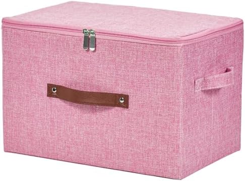 Storage Bins with Zipper Lids Decorative Lidded Baskets Boxes by VinneGenzz