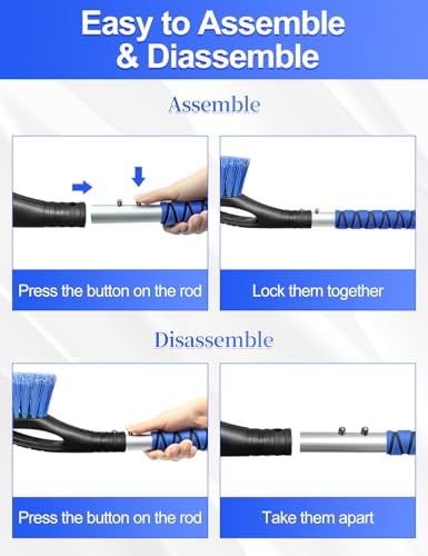 HEEYA 27 Inch Snow Brush and Ice Scraper - Image 6