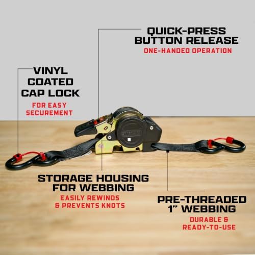 Erickson Pro Series Ratcheting Tie-Down Strap - Image 3