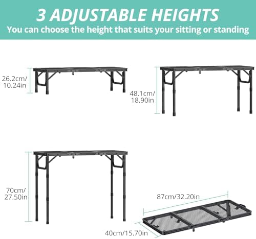 VINTEAM Folding Grill Table - Image 2
