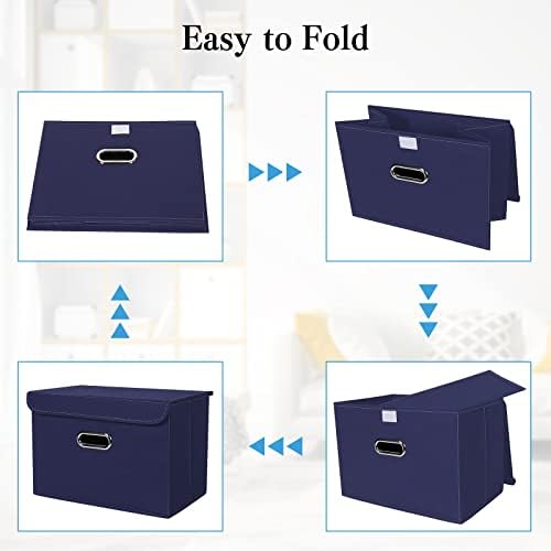 STOREONE Fabric Storage Cube Bins Foldable Organizer Container Collapsible - Image 6