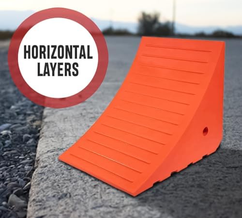 Mytee Products 4 Pack Polyurethane Large Wheel Chock W/Mounting Holes - Image 4