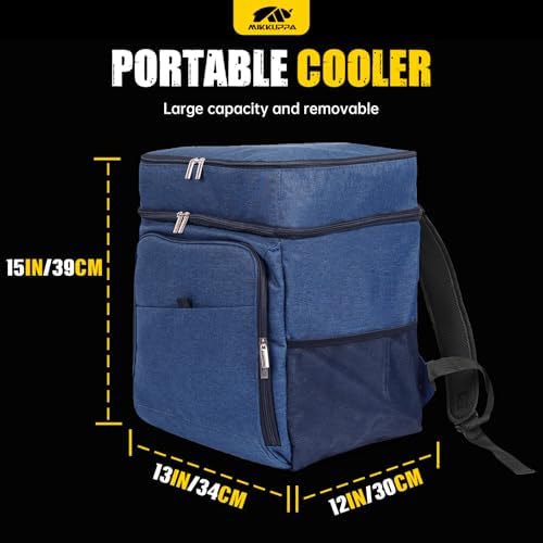 MIKKUPPA Trunk Organizer with Lid - 65L Car Organizer with Cooler - Image 3