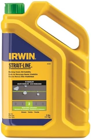 Irwin Tools IRWIN STRAIT-LINE Marking Chalk, Fluorescent Green, 5 lbs - Image 2