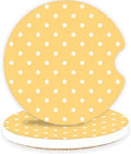 Ceramic Car Coasters – Absorbent Car Cup Holder Coaster Set by lethooly