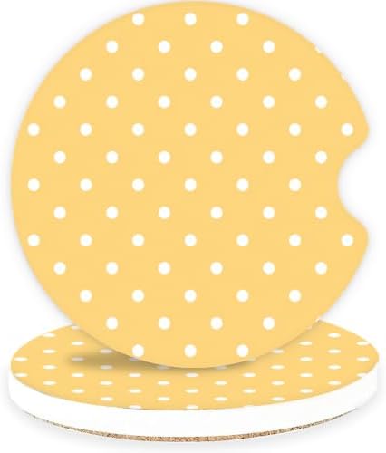 Ceramic Car Coasters – Absorbent Car Cup Holder Coaster Set by lethooly