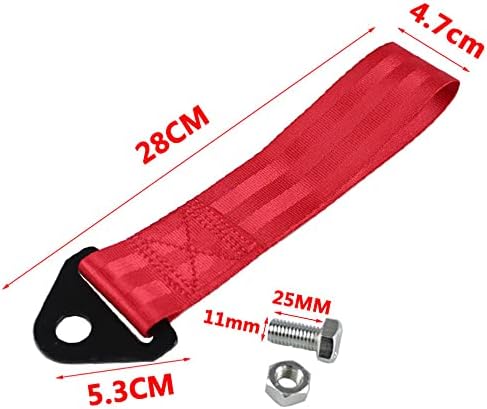 RASTP Racing Tow Strap for Front or Rear Bumper - Image 5