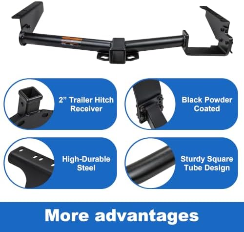 Class 3 Trailer Hitch Fits 2004-2007 Toyota Highlander & 2004-2008 Lexus RX - Image 5