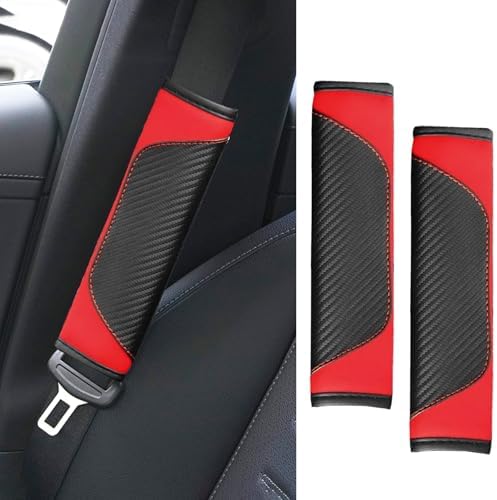 2PCS Car Seat Belt Cover Pads, Seatbelt Shoulder Cushion by ongfuwu