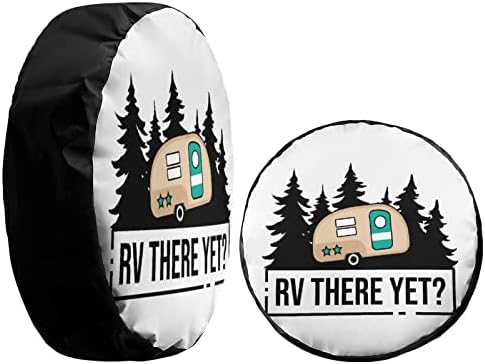 Delerain RV There Yet Spare Tire Cover Wheel Protectors Sun Protector Waterproof - Image 4
