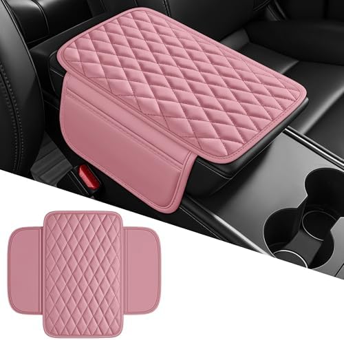 Leather Waterproof Car Armrest Console Pad - Image 2