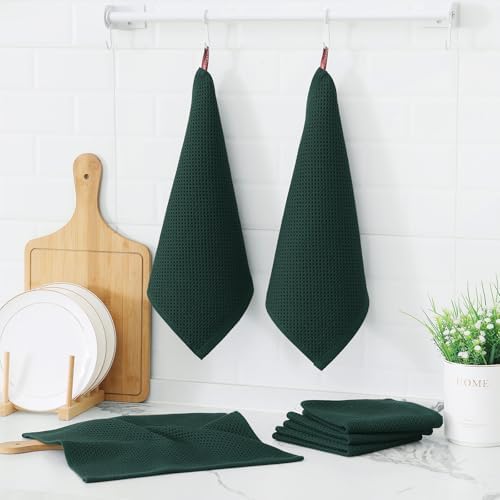 Kitinjoy Cotton Waffle 8-Pack Kitchen Towels - Image 6