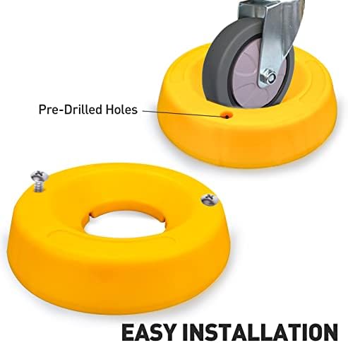 HOXWELL Durable Wheel Dock for Trailer Tongue Jack, Heavy Duty Wheel Dock for - Image 2