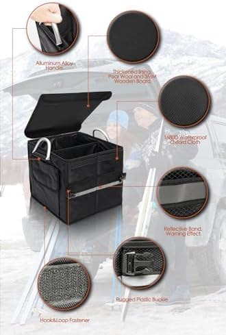 Small Trunk Organizer With Lid, - Image 4