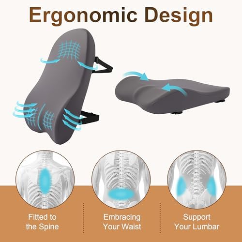 HOMBYS Extra Long Lumbar Support Pillow - Image 3