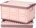 Pink Collapsible Storage Bins by JUJIAJIA