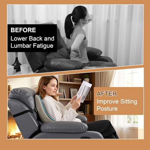 HOMBYS Extra Long Lumbar Support Pillow - Image 6