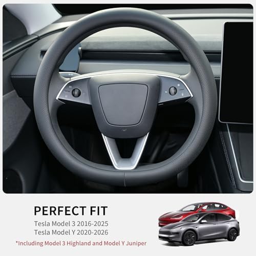 Uxcer Nappa Leather Steering Wheel Cover Compatible - Image 2